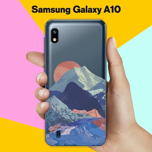 Силиконовый чехол Горы на Samsung Galaxy A10 силиконовый чехол горы и озеро на samsung galaxy a10