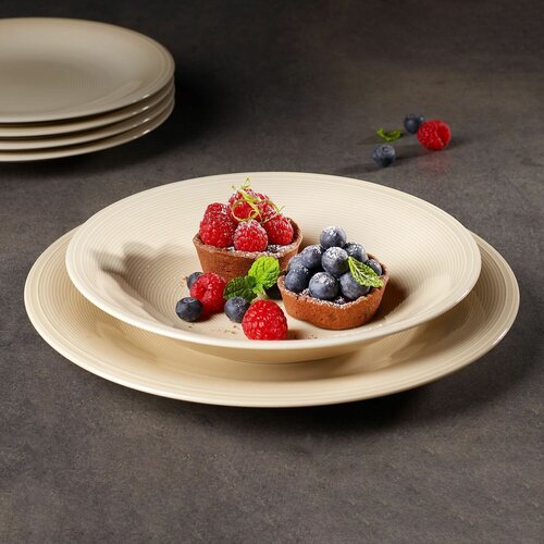 Тарелка глубокая Color Loop Sand like. by Villeroy & Boch, 23,5 см, Премиум-Фарфор