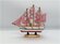 Корабль-парусник сувенирный, красно-белый, 14 см(В)