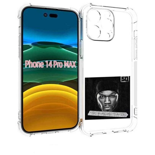 Чехол MyPads 50 Cent - The Kanan Tape для iPhone 14 Pro Max задняя-панель-накладка-бампер