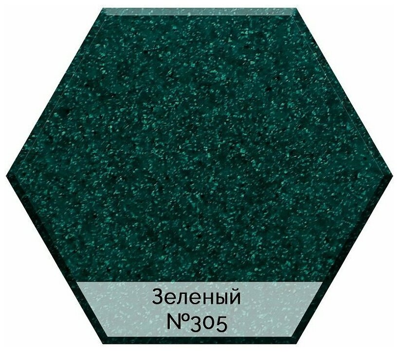 Мойка для кухни AquaGranitEx M-08 (305) зеленый - фотография № 2