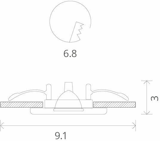 Потолочный светильник Arte Lamp Светильник потолочный Arte Lamp AQUA A2024PL-1CC , GU10, 50 Вт - фотография № 2