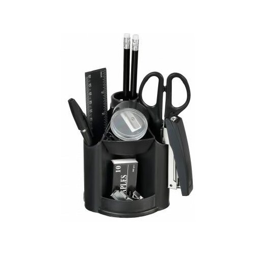 Набор Silwerhof Настольный (10 предметов) пластик черный