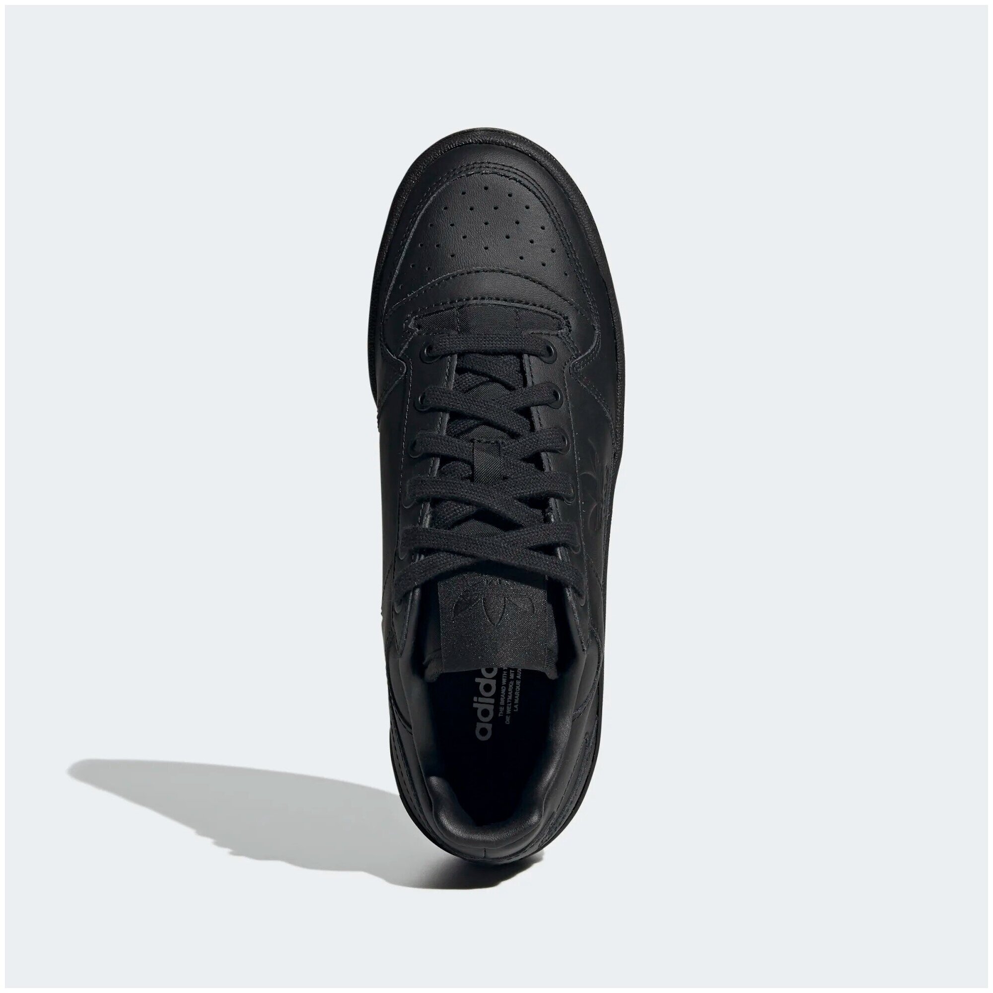 Adidas continental best sale 80 triple black