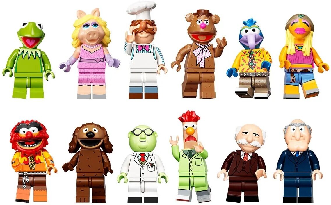 Lego 71033 Minifigure The Muppets (Complete Series of 12 Complete Minifigure Sets)