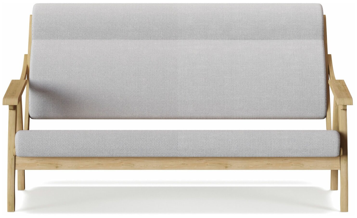 Прямой диван Первый Мебельный Саммер Серый, рогожка - фотография № 3