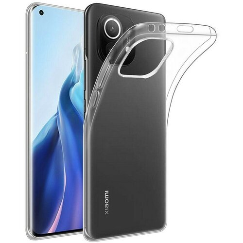 Прозрачная силиконовая накладка для Xiaomi Mi 11