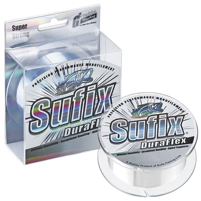 Sufix Монолеска Duraflex Clear 100м 0.20мм