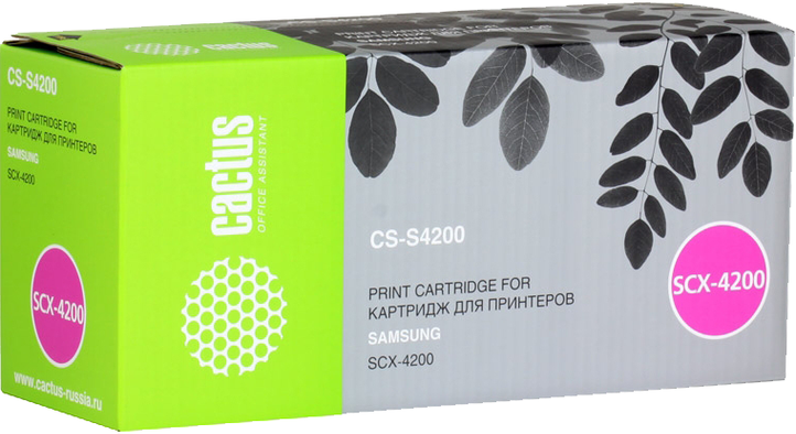 Тонер-картридж Cactus CS-S4200S Черный для Samsung SCX-4200/4210/4220