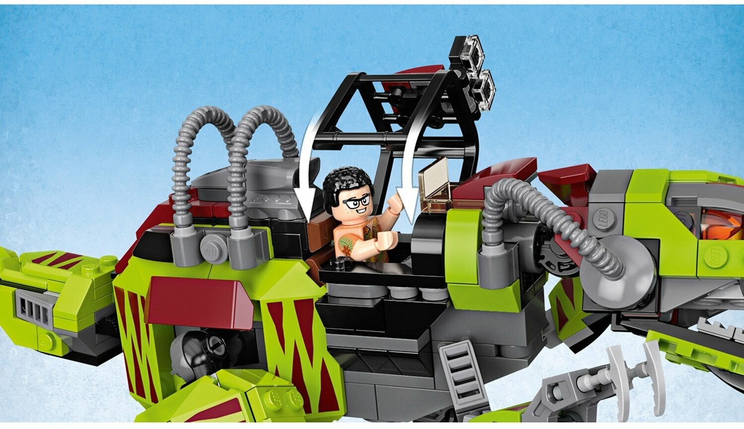 Lego dino man hotsell