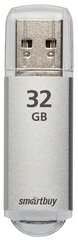 Флеш-накопитель USB 2.0 Smartbuy 32GB V-Cut Silver (SB32GBVC-S)