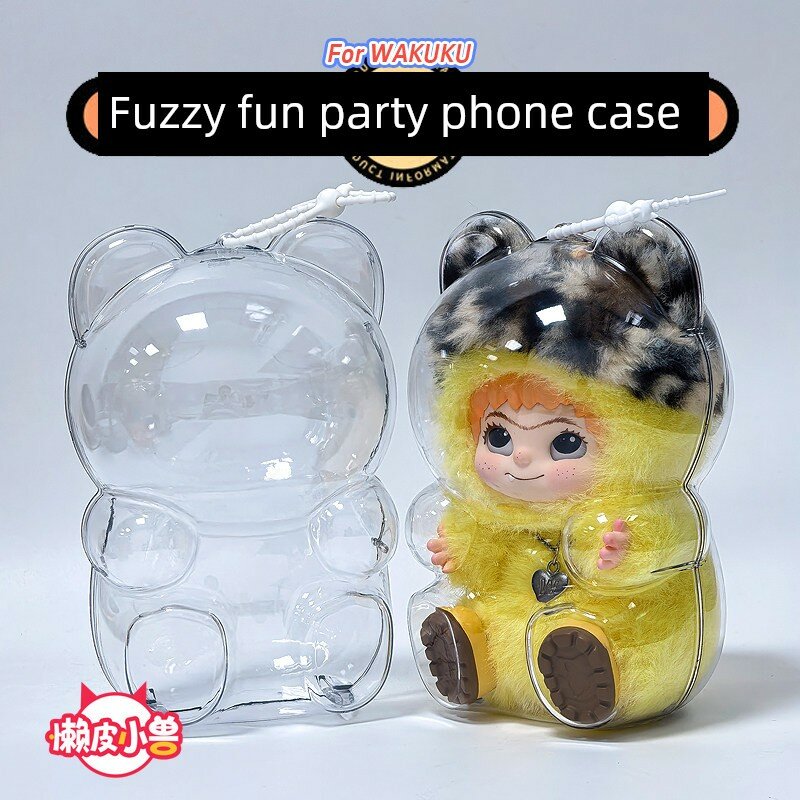 Защитный чехол Miniso Sanrio Island Fox для хранения плюшевых игрушек Kuromi из винила WAKUKU Модный защитный чехол для