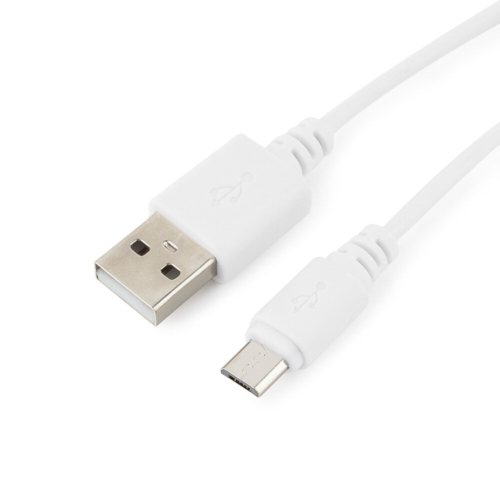 Кабель microUSB 1м Cablexpert CC-mUSB2-AMBM-1MW круглый белый - фото №13