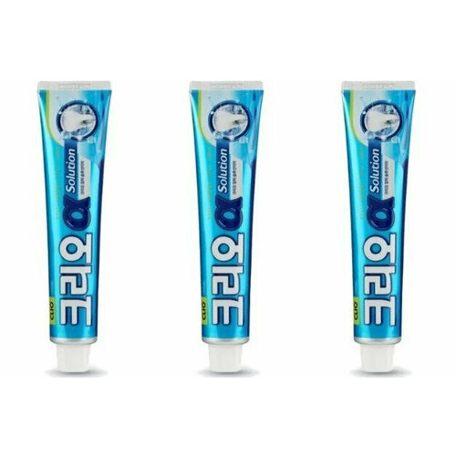 Clio Зубная паста Alpha Solution Total Care Plus Toothpaste 120 г,3 шт детская зубная паста со вкусом черники my earthday alpha care plus toothpaste step 02 60 гр
