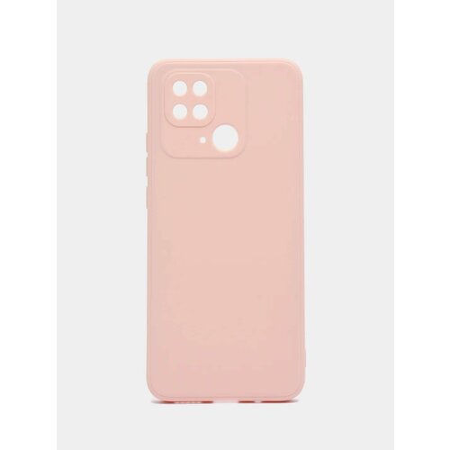 Чехол для Xiaomi Redmi 10C (Сяоми Редми 10С), Poco C40 (Поко С40), силиконовый, розовый сотовый телефон xiaomi redmi 10c nfc 3 64 гб ru зеленая мята
