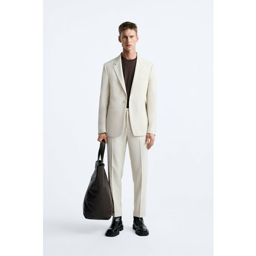 Пиджак Zara, размер 46, бежевый