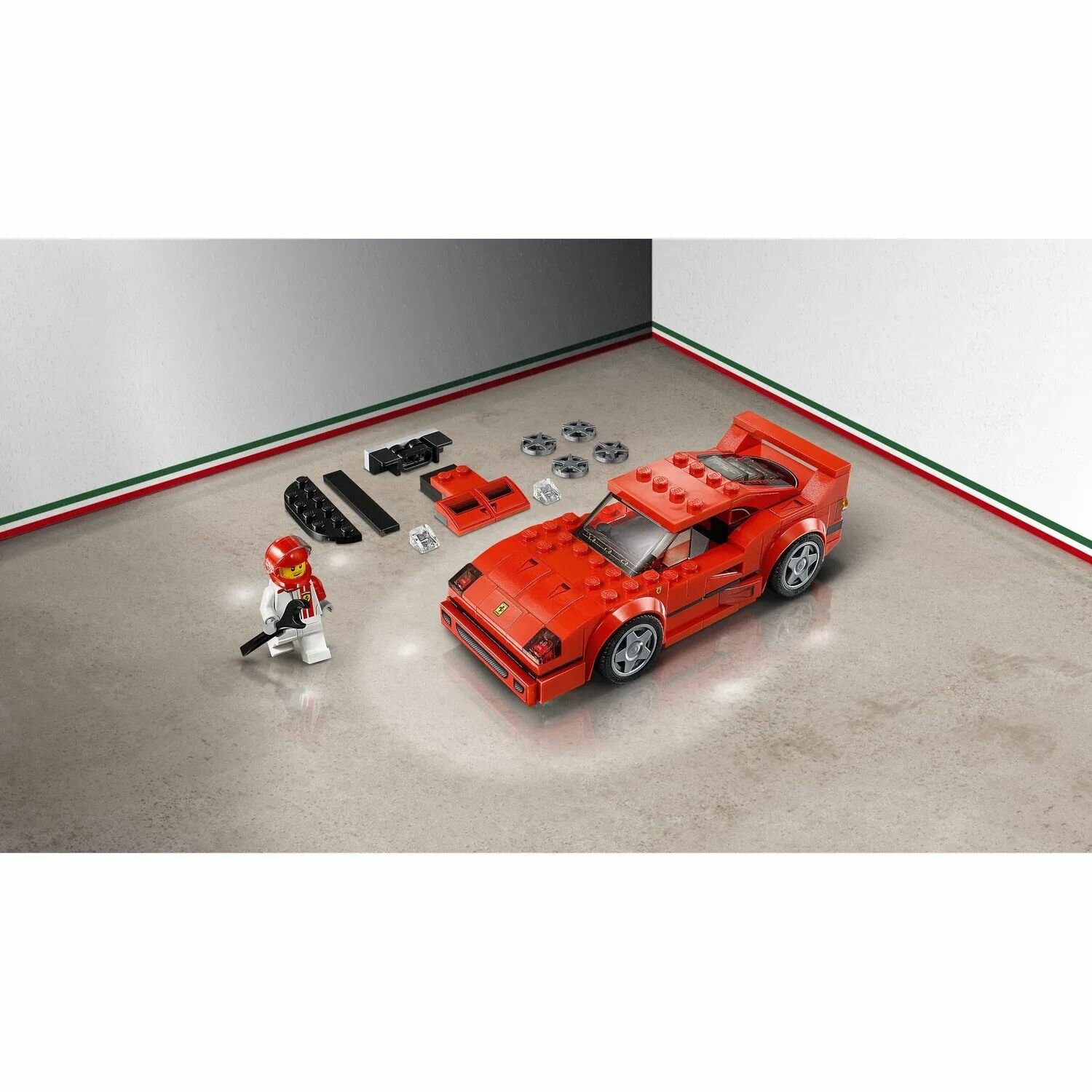 Конструктор LEGO Speed Champions Автомобиль Ferrari F40 Competizione, 198 деталей (75890) - фото №20