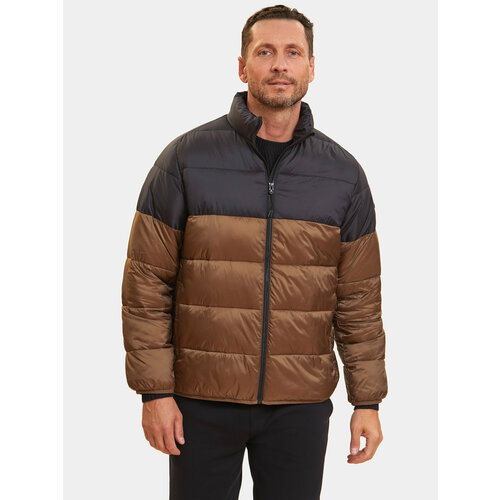  куртка KANZLER зимняя, без капюшона, подкладка, водонепроницаемая, внутренний карман, карманы, размер 50, бежевый