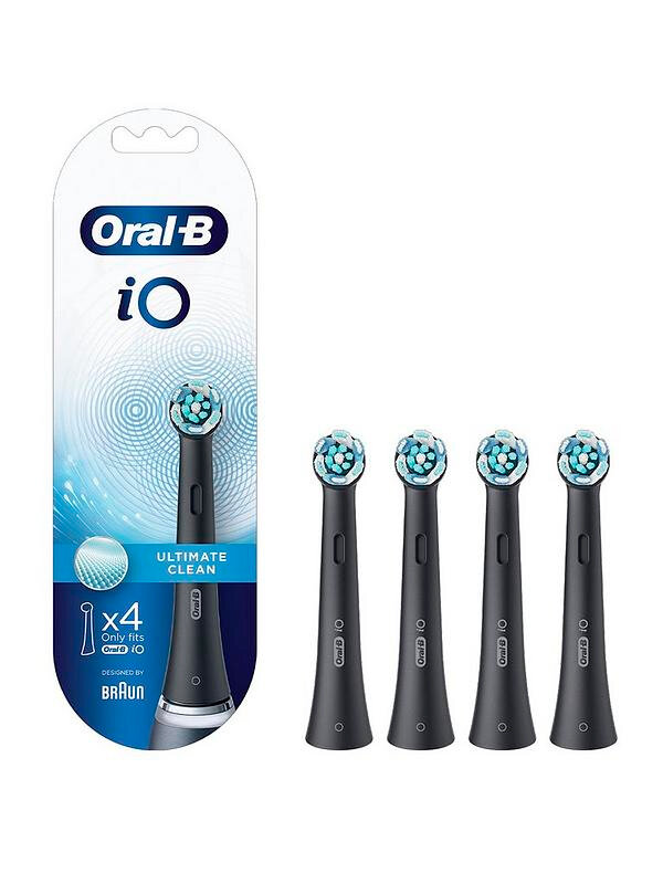 Насадки для электрической щетки Oral-B iO Ultimate Clean, 4 штуки, черный