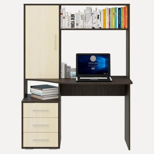 Изображение товара Стол компьютерный СК-55, Венге/Дуб молочный