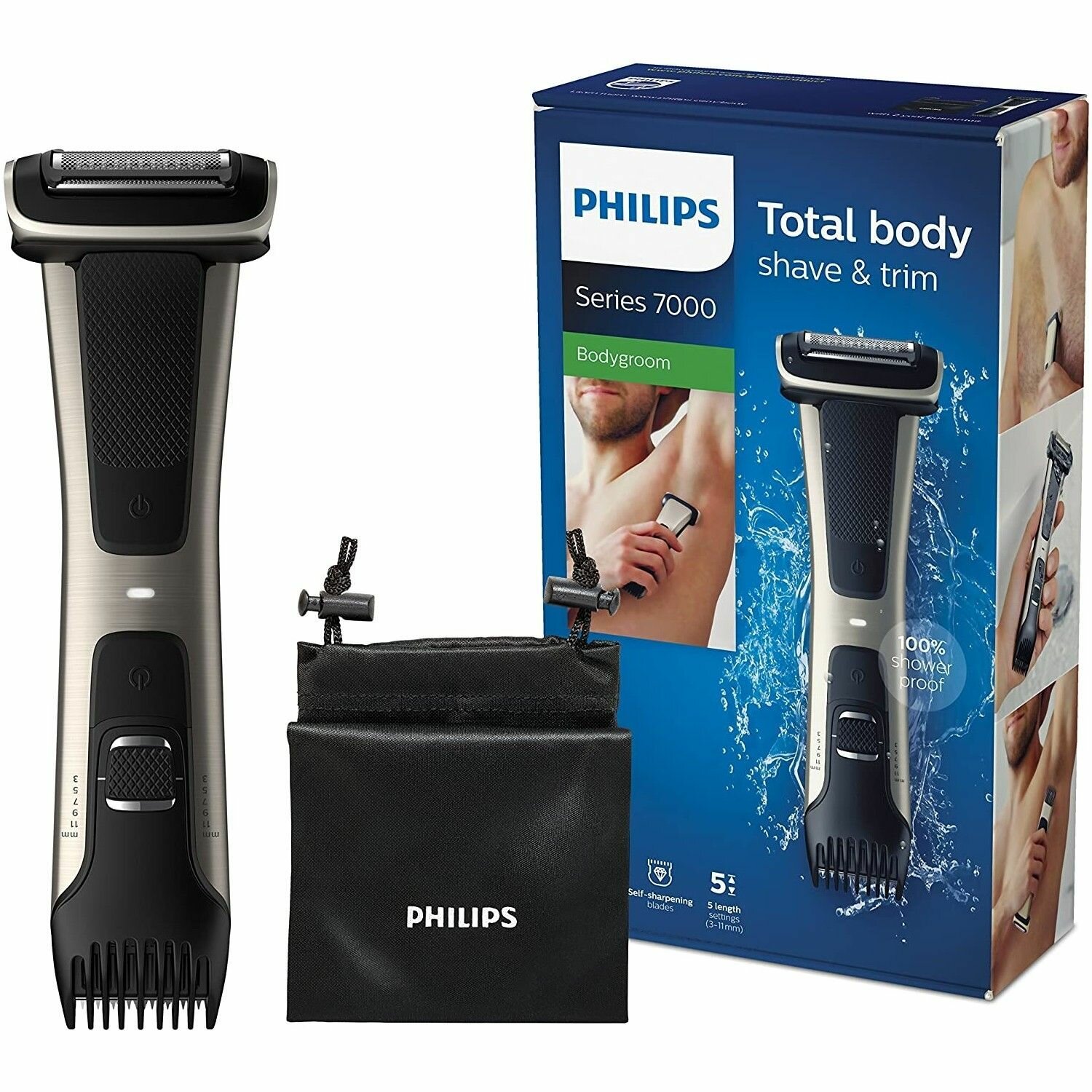 Обзор: Триммер Philips Bodygroom Series 7000 BG7025/15