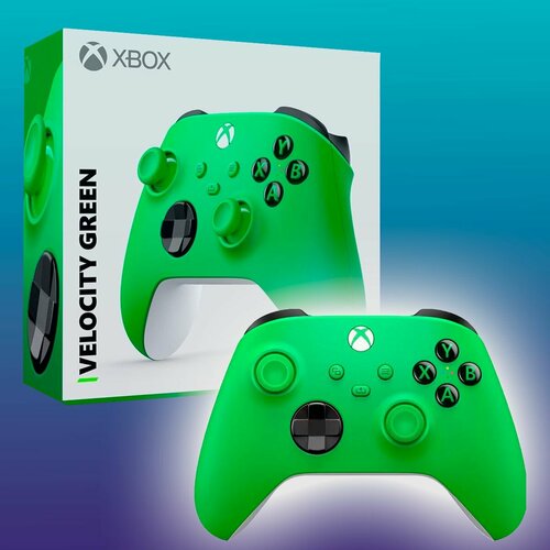 Геймпад XBOX SeriesOne XS Controller Wireless Velocity Green 7990₽