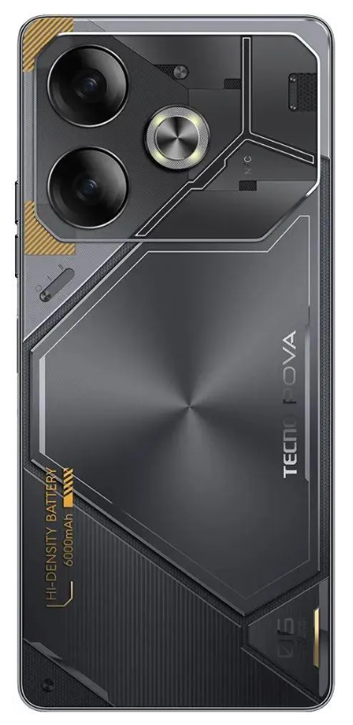 Смартфон Tecno Pova 6 8/256 Гб Серый 2 sim 6.8″ AMOLED 2G/3G/4G (LTE)/5G 6000 mAh — фото 1