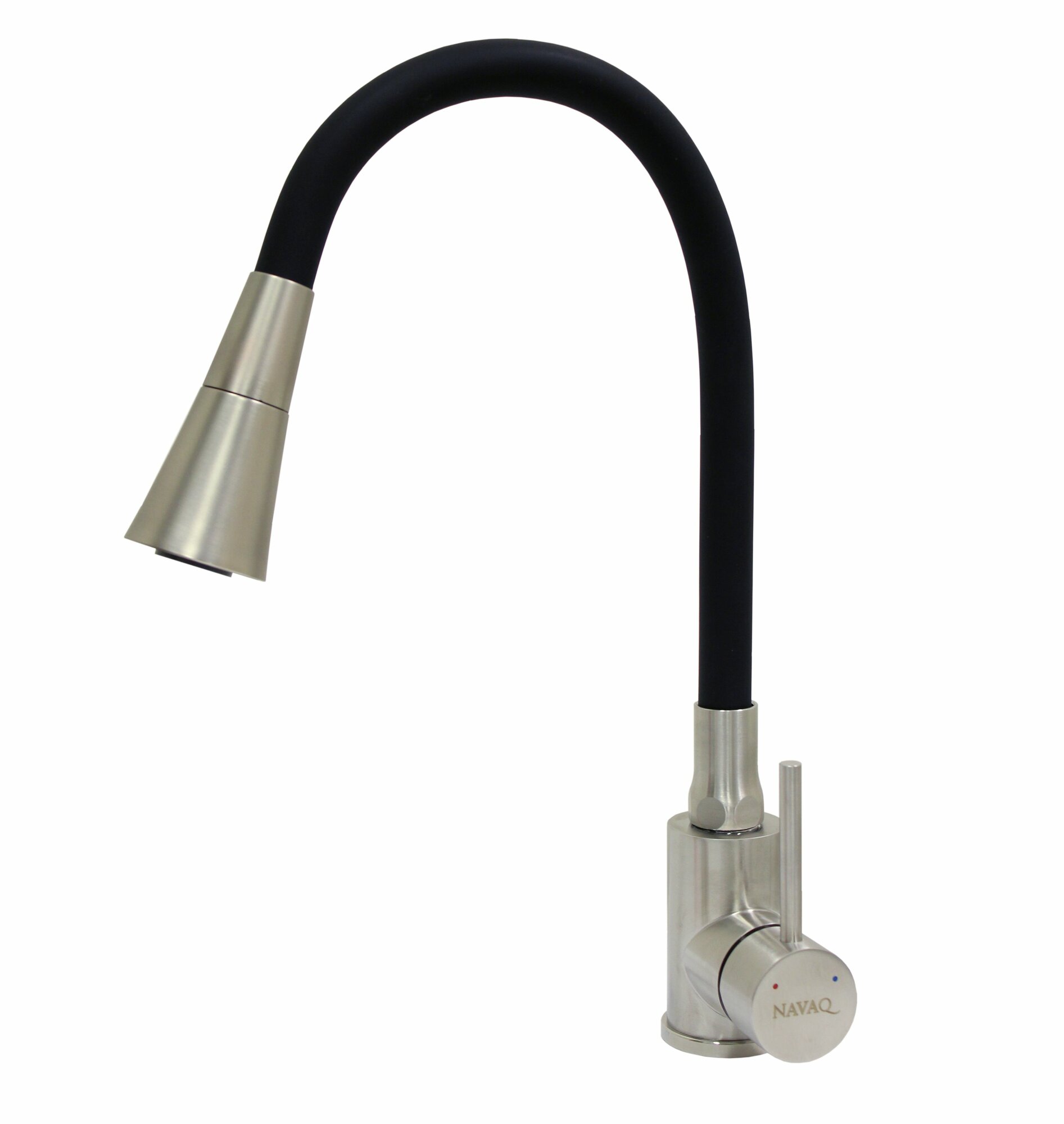 N413. C5.1 Смеситель NAVAQ однорукий д/кухни с гибким изливом