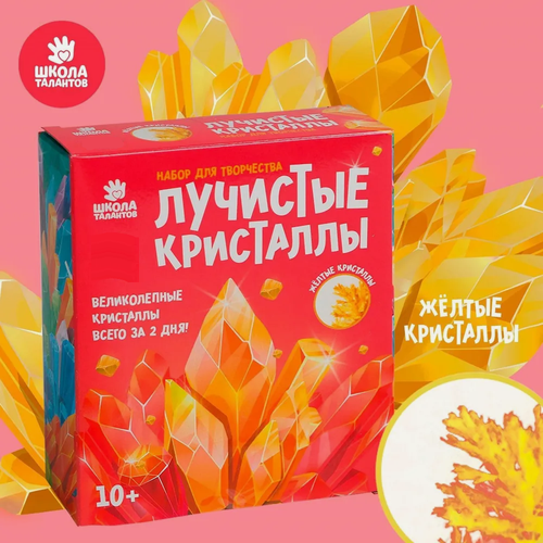 Изображение товара Набор для опытов "Лучистый кристалл" выращивание кристаллов, Школа талантов