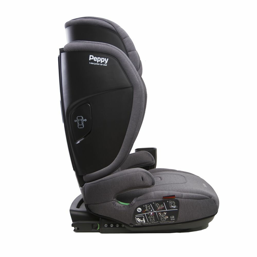 Обзор: Peppy DUOfix, автокресло от 3 до 12 лет гр.2-3 (15-36 кг), цвет Black