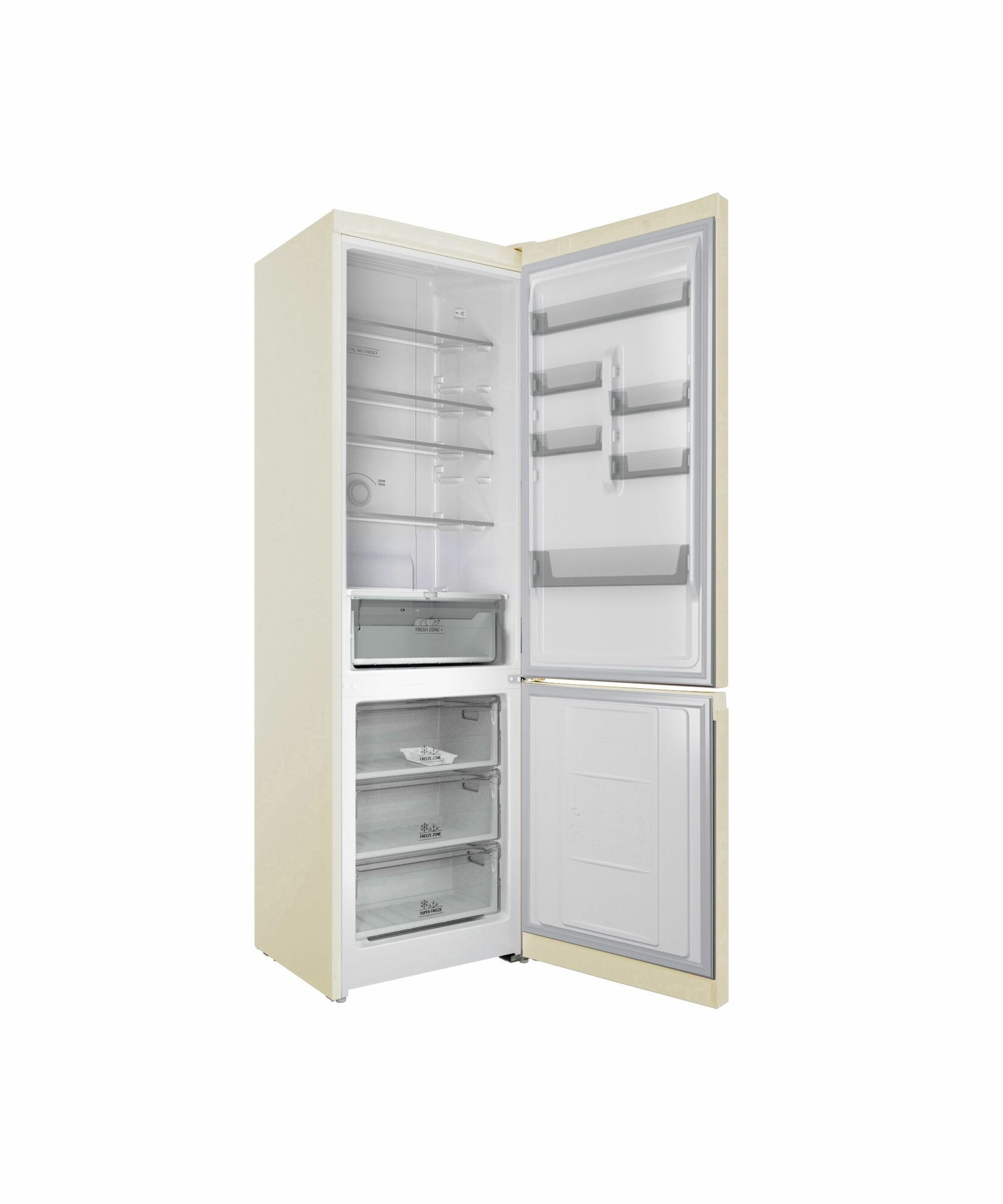 Двухкамерный холодильник Hotpoint HT 6200 AB, No Frost, мраморный — фото 1