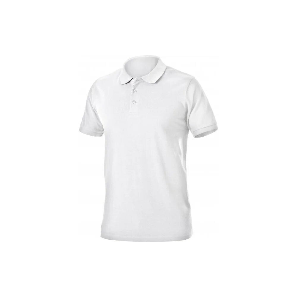 HOEGERT TECHNIK TOBIAS Футболка-поло хлопкова белая S /48/ HT5K418-S