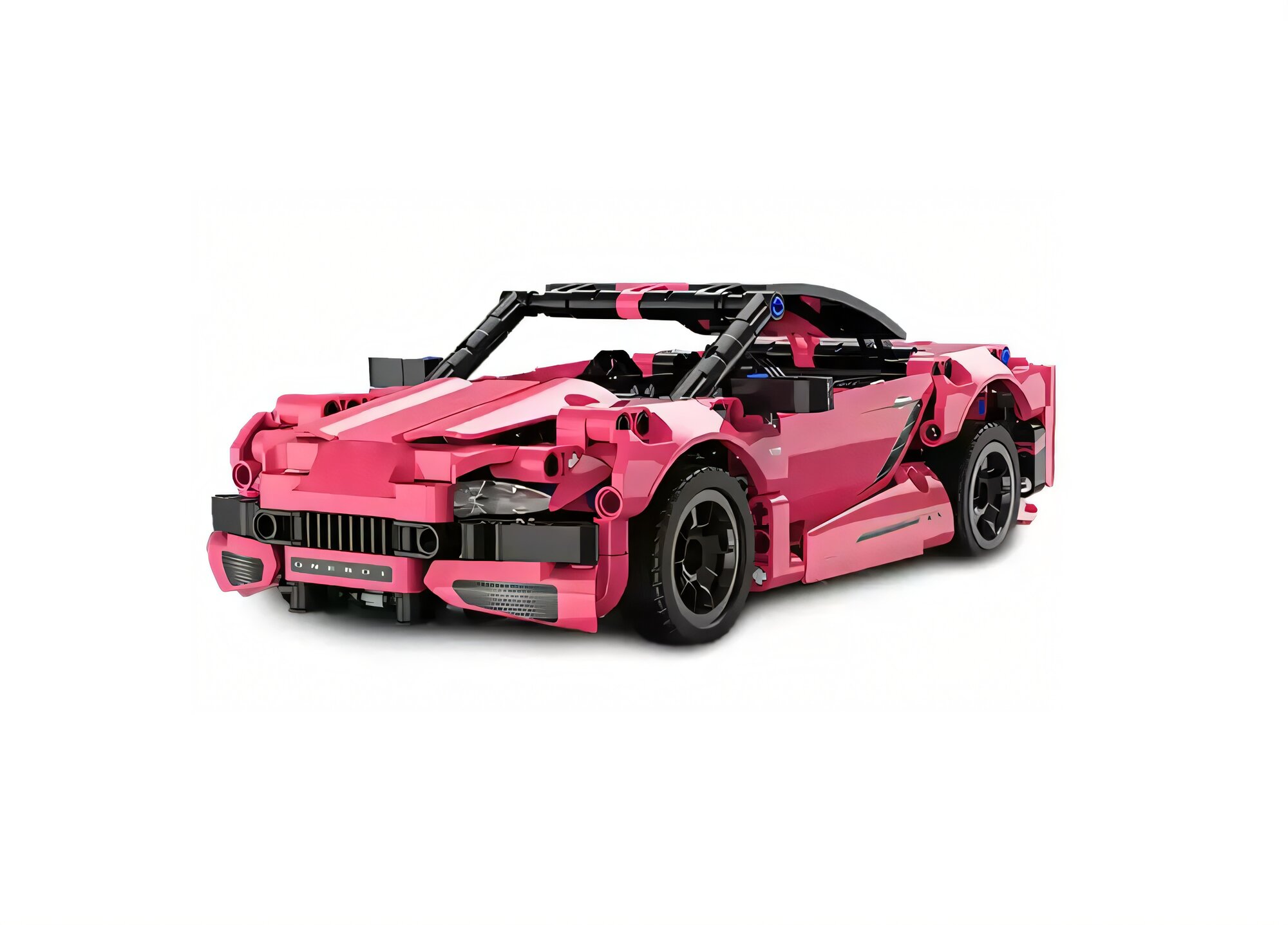 Картинки Конструктор ONEBOT Building Block Supercar OBJZF62AIQI Pink CN