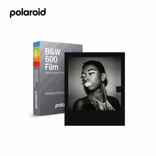 Polaroid B W 600 Film Черно-белая Пленка Фотобумага Для Пленочного Фотоаппарата Polaroid 8 Листов Фотобумаги 6000₽