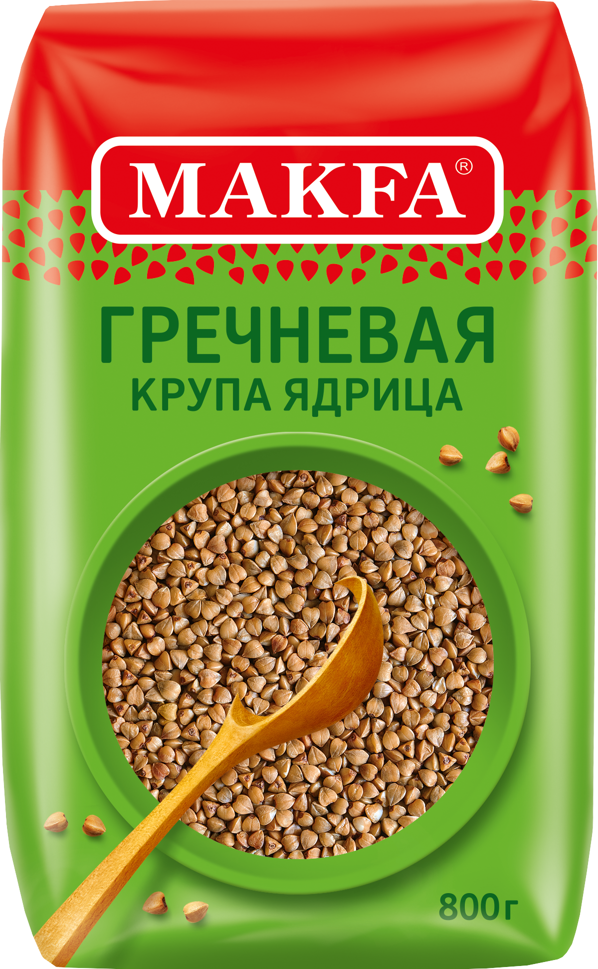Makfa крупа гречневая ядрица быстроразваривающаяся, 800 г