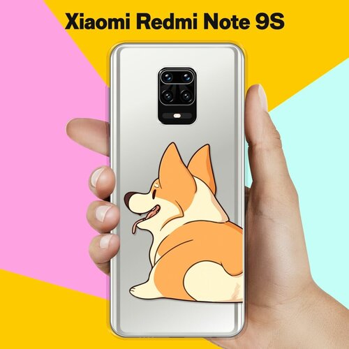 Силиконовый чехол Корги на Xiaomi Redmi Note 9S силиконовый чехол love корги на xiaomi redmi note 9s