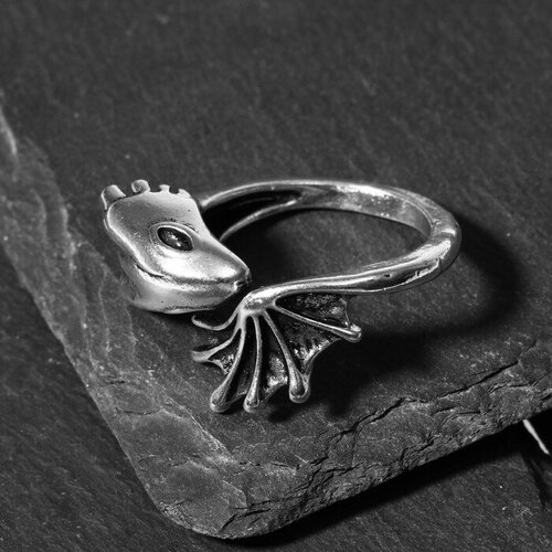 Кольцо, серебряный свеча фигурная дракон крылатый 7х7х10 см золото