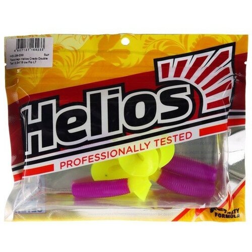 твистер helios credo double tail white Твистер Helios Credo Double Tail Fio LT, 9 см, 5 шт. (HS-28-039)