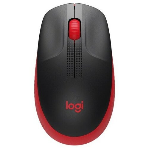 Мышь Logitech M190 (910-005908), черный/красный (910-005908) мышь logitech m185 wireless mouse black red