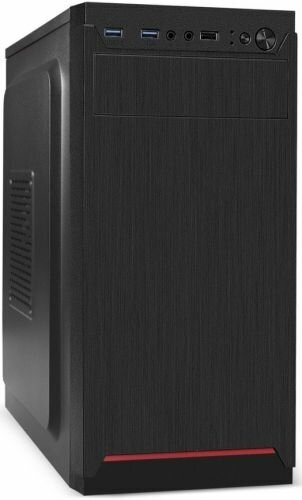 Корпус mATX Exegate EX292359RUS черный, 450W 80мм, USB, 2*USB3.0, аудио - фото №4