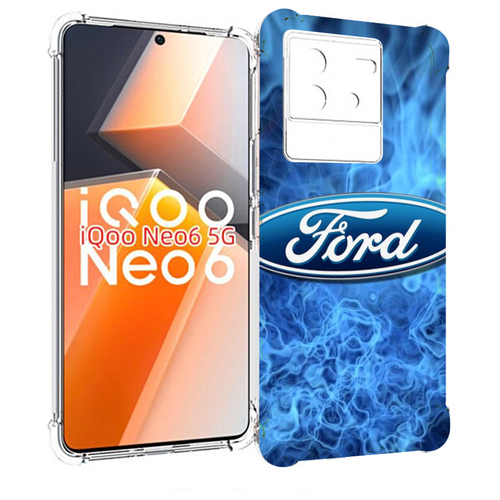 Чехол MyPads ford-форд-22 м для Vivo iQoo Neo 6 5G задняя-панель-накладка-бампер