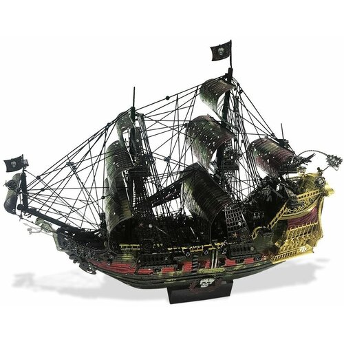 Металлический 3D-пазл Королева Анна, пиратский корабль
