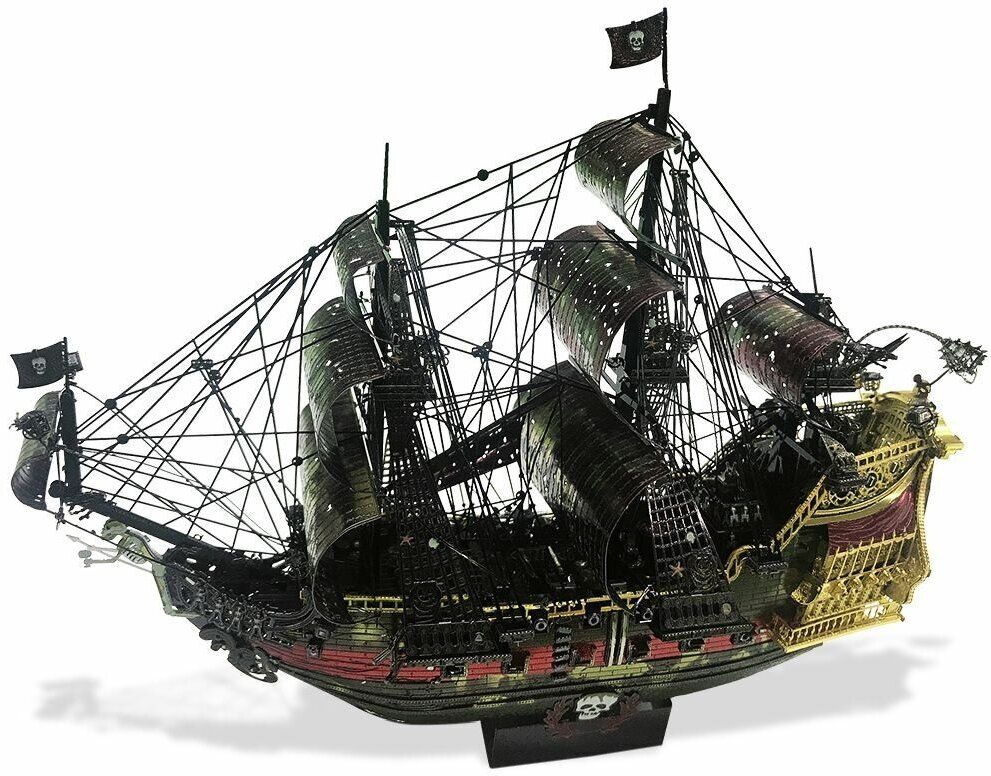 Металлический 3D-пазл Королева Анна, пиратский корабль