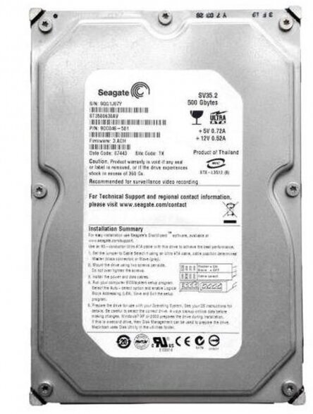 Для домашних ПК Seagate Жесткий диск Seagate ST3500630NA 500Gb 7200 IDE 3.5" HDD