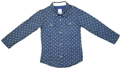 Рубашка timo, размер 104, синий