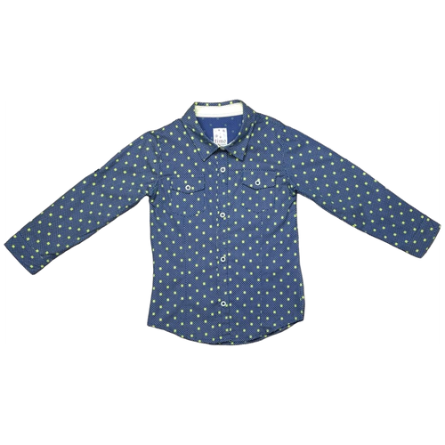 Рубашка timo, размер 92, синий