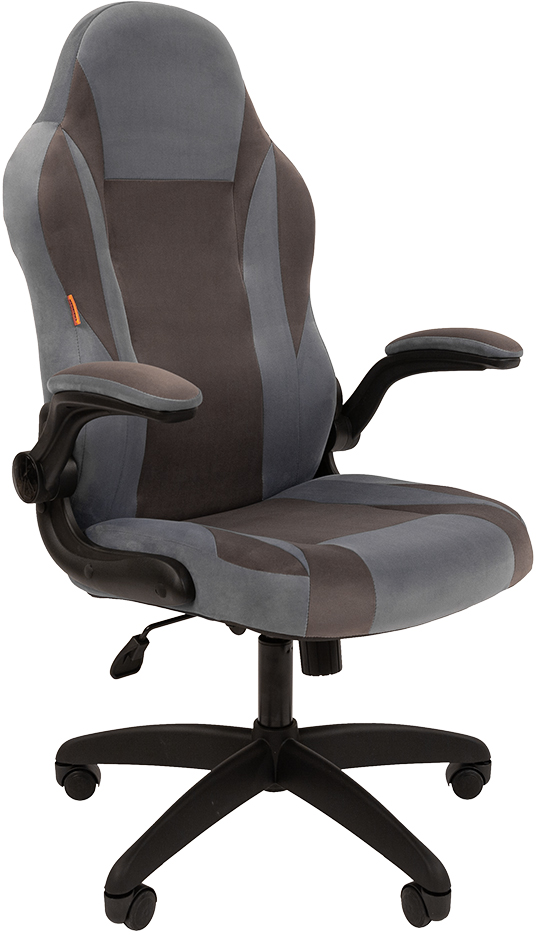 Игровое кресло Chairman Game 55 Grey/Blue (00-07083616)