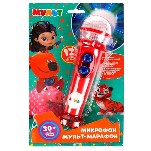 Микрофон мульт 30 песен, фраз, звуков. свет HT834-R9 /72/ музыкальный микрофон мульт 30 песен фраз звуков свет