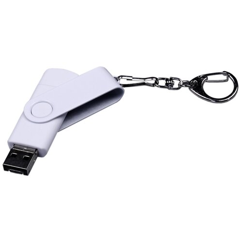 Поворотная флешка 3-в-1 (32 Гб / GB USB 2.0/USB Type-C/microUSB Белый/White OTG-3-in-1_TypeC_031 3 in1)