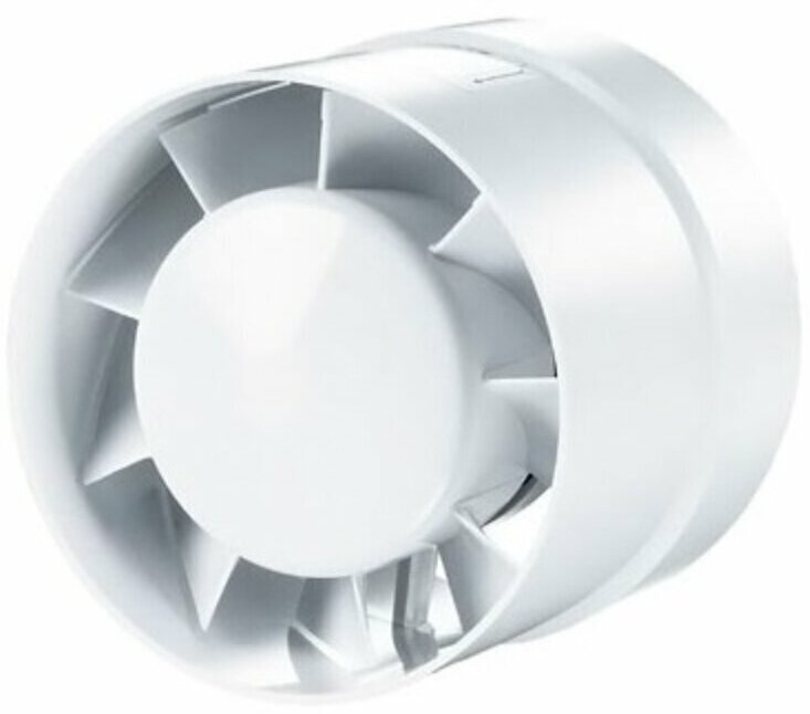 Вентилятор вытяжной канальный, Viento, установочный диаметр 125 мм, 18 Вт, 240 м³/ч, виенто ВКО125, ВКО125